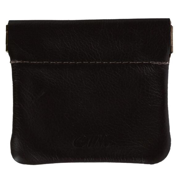 CTM Leather Squeeze Coin Change Pouch - Picture 2 of 3